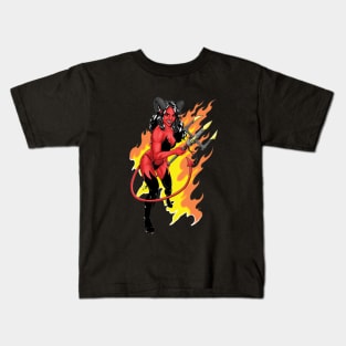 Devil Girl Kids T-Shirt